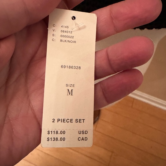 Anthropologie Black Textured Bralette - Picture 6 of 6